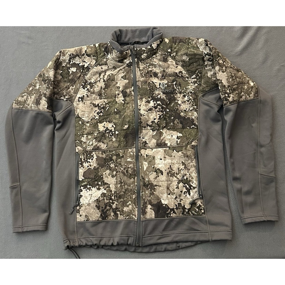 CABELA'S Instinct Standhunter Camo Primaloft Puffer Jacket  Mens Large